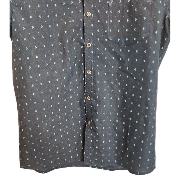 Craft + Flow Sort Sleeve Button Down Top, Small - Picture 3 of 6